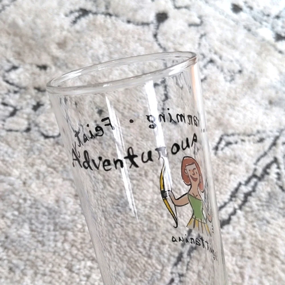 Pottery Barn Sagittarius glass